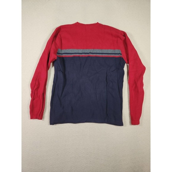 BKE Buckle Sweater Mens Small S Pullover Sweatshirt Crew Neck Red Cotton NWOT - Picture 9 of 12
